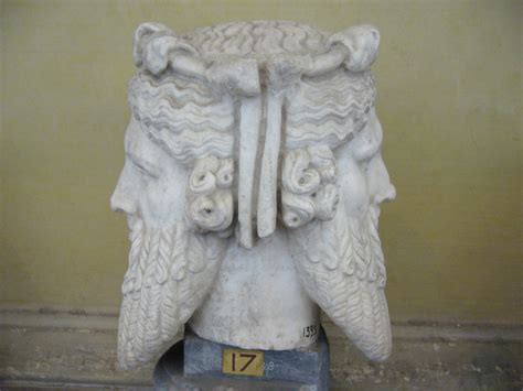 lionofchaeronea:Head of Janus, the two-faced Roman deity of entrances ...