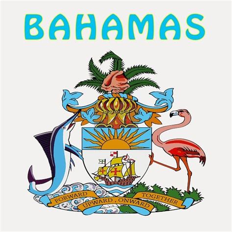 Bahamas Coat of arms Shot Glass by ROYALTEEZ - CafePress