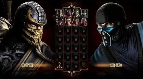 mortal kombat 9 characters list