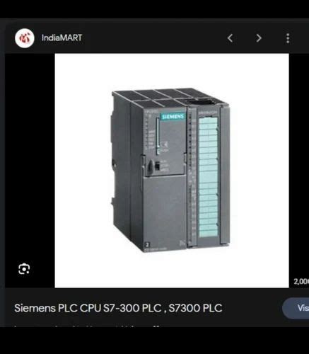 Siemens S7-300 PLC, 40 I/O Points at Rs 30000/piece in Indore | ID: 9296189855
