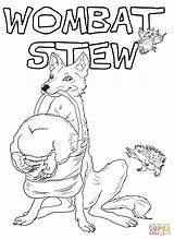 Dingo And Wombat In A Pot coloring Page  Free Printable Coloring Pages sketch template