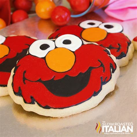 Elmo Sugar Cookies