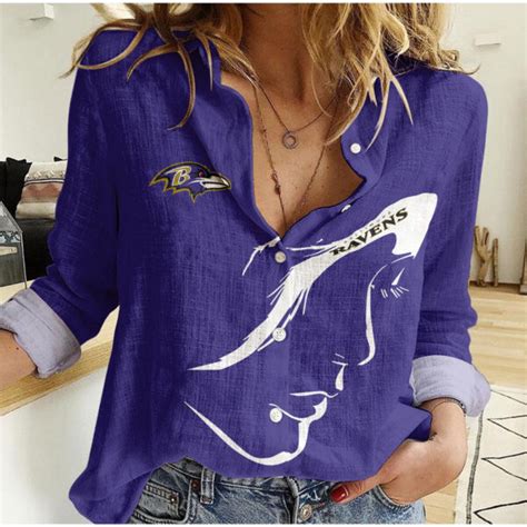 Baltimore Ravens Woman Shirt Bg113 – Getfunllc Store