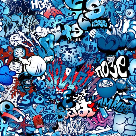 Graffiti Wall Stock Vector Illustration And Royalty Free Graffiti ... | 落書きの壁, ストリートアート, 壁画アート