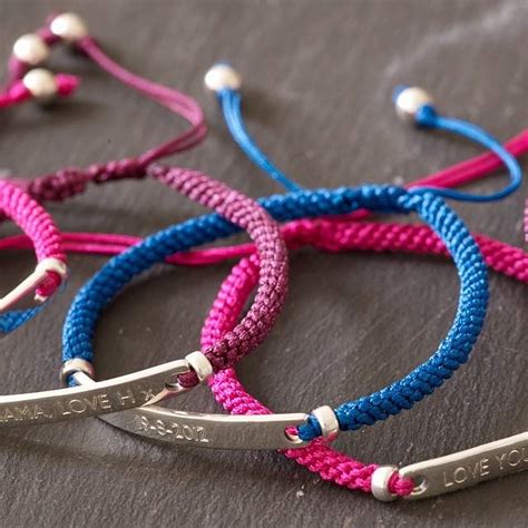 Personalised Message Bracelet By Lily Belle | notonthehighstreet.com