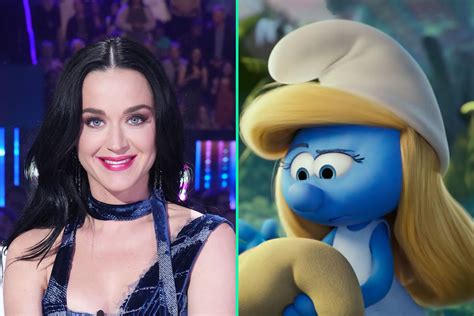 Why Katy Perry Wasn't Allowed to Watch The Smurfs As a Kid | SYFY WIRE