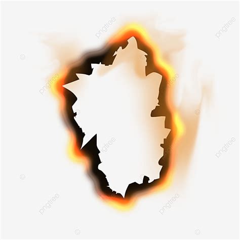 Burned Edges PNG Transparent, Flame Burning Paper Edge, Flame ...