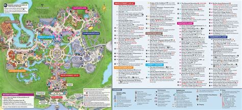 Magic Kingdom Map Walt Disney World - Updated October 2019!