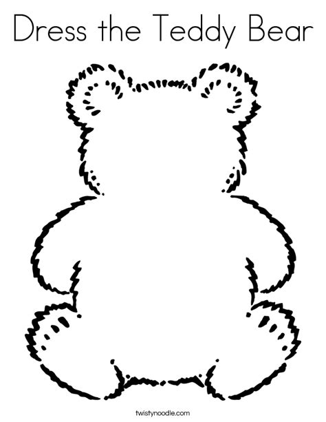 Coloring Pages Teddy Bear - Coloring Home