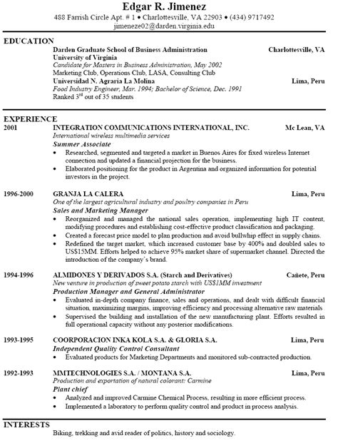 Resume Format • ALL DOCS