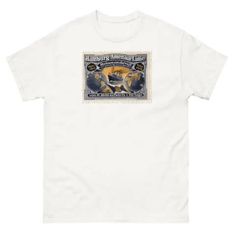 HAMBERG AMERIKA LINIE Shipping Unisex Vintage T-Shirt $22.98 - PicClick