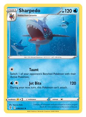 Sharpedo | Trainers Website