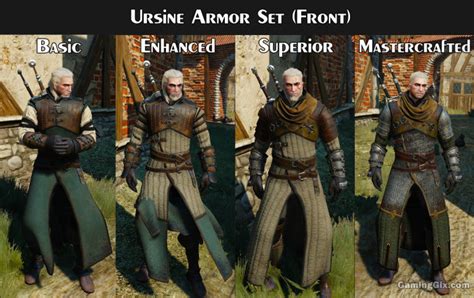 Witcher Armor Set Looks – Visual Comparison On Each Tier – Gaming Gix