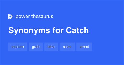 Catch synonyms - 4 058 Words and Phrases for Catch