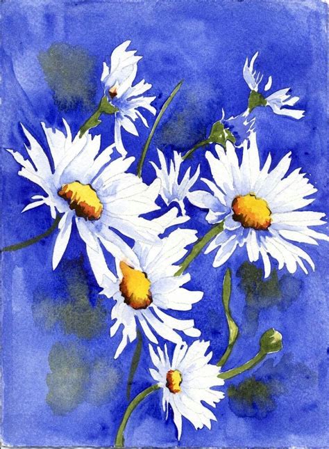 Pin by Henriette Hornum on Hobbyidéer | Daisy painting, Floral ...