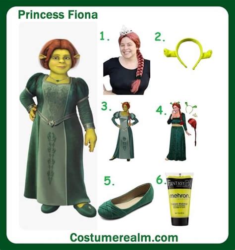 Dress Like Princess Fiona Costume Guide,Diy Princess Fiona From Shrek Hallowen Costume Guide