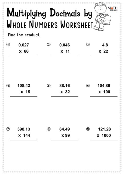 Multiply Decimals By Powers Of 10 Worksheets