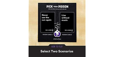 Pick Your Poison Card Game