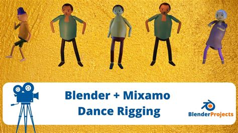 Blender Characters Dance Steps Combo using Mixamo Rigging | Demo | #BlenderProjects - YouTube