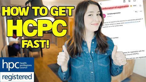 HCPC Registration Process - SECRETS TO GET IT FASTER! | International Route - YouTube