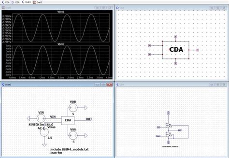 Common Drain Amplifier Circuit simulation using LTSpice - Circuit Generator