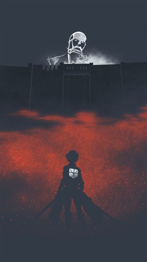 Shingeki No Kyojin Wallpaper Iphone ift. İOS Wallpaper | Attack on titan art, Anime wallpaper ...