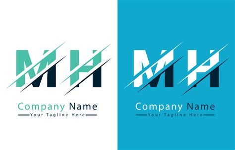 MH Letter Logo Design Concept. Vector Logo Illustration 31745007 Vector Art at Vecteezy