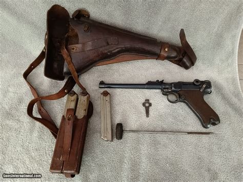 Po8 9mm WW2 artillery luger