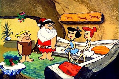 Scenes from "A Flintstone Christmas" 1965 06 | Classic cartoon characters, Christmas cartoon ...