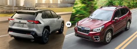 2021 Toyota RAV4 vs. 2022 Subaru Forester | South Hills Toyota