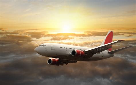 Airplane Sunset Wallpapers - Wallpaper Cave