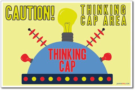 PosterEnvy - Thinking Cap - NEW Classroom Motivational Quote Poster (cm1027)