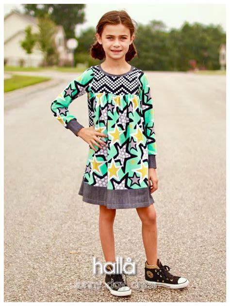 sunny day dress for kids – Hallå Patterns