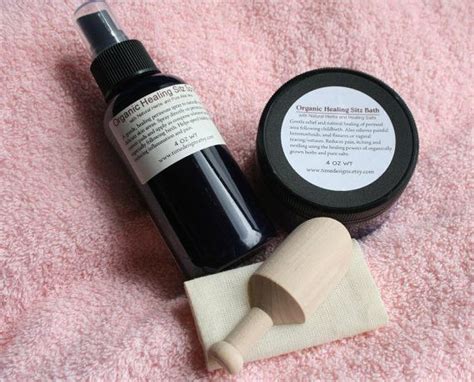 Organic Perineum Healing Duo Set...Herbal Sitz Bath & Perineum/Hemorr…