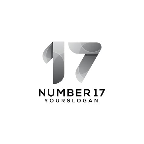 number 17 logo design 5237872 Vector Art at Vecteezy