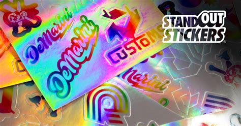 Order Holographic Sticker Sheets | Rainbow Foil Kiss Cut Sticker Sheet