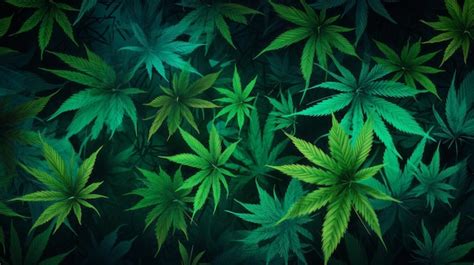 Premium AI Image | Marijuana plant background