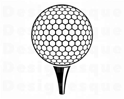 Golf Ball SVG Golf Png Golf Dxf Golf Clipart Golf Logo SVG Golf Files ...