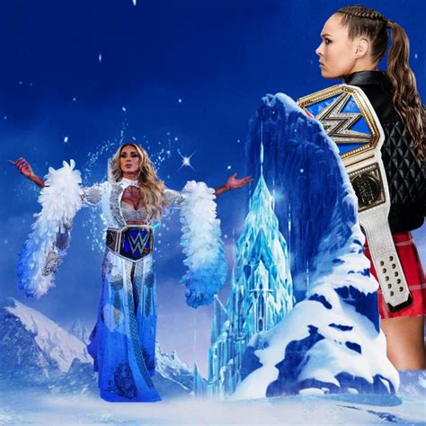 Charlotte Flair VS Ronda Rousey by PosterTheMoster on DeviantArt