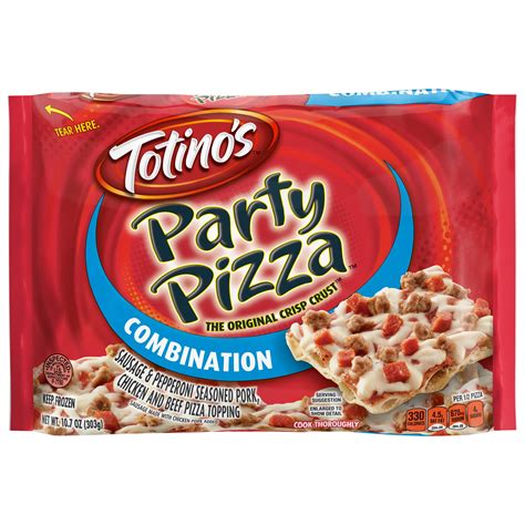 Totino's Combination Party Pizza, 10.7 oz - Walmart.com - Walmart.com