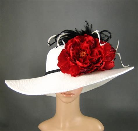 WHITE Kentucky Derby Hat Derby Hat Wedding Hat Dress Hat