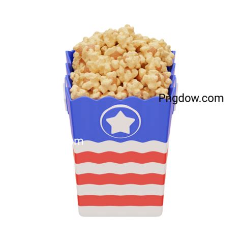 Popcorn 3D transparent background - Photo #3692 - Pngdow - Millions of Transparent PNG Images ...