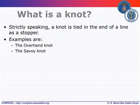 PPT - KNOT TERMINOLOGY PowerPoint Presentation, free download - ID:3766432