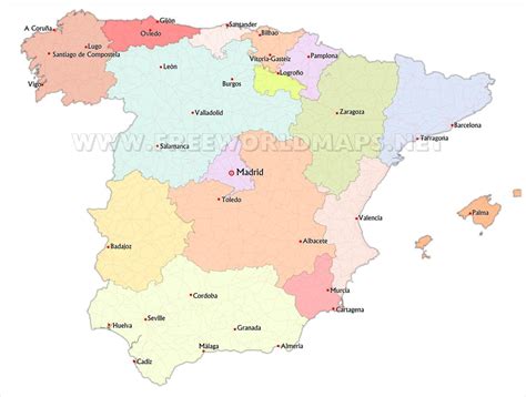 Spain Political Map