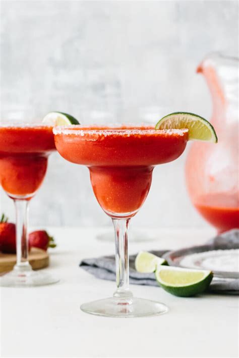 Easy Strawberry Margarita Recipe - Downshiftology