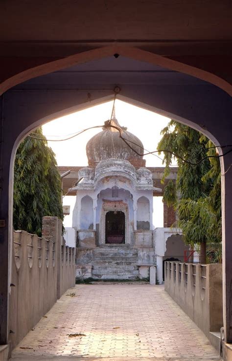 The Small Hindu Temple In India Stock Photo - Image of exterior, building: 153825156