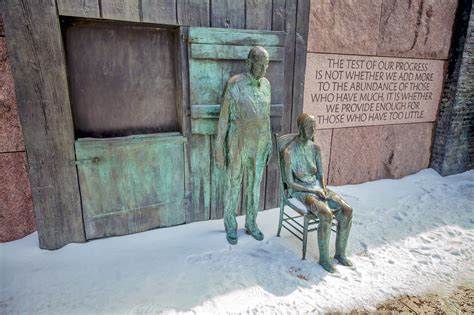 Visiting the FDR Memorial in Washington, D.C.