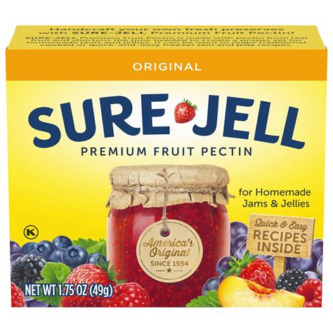 Sure-Jell Premium Fruit Pectin - Shop Pudding & Gelatin Mix at H-E-B