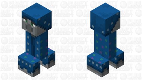 Illusioner Creeper Minecraft Mob Skin