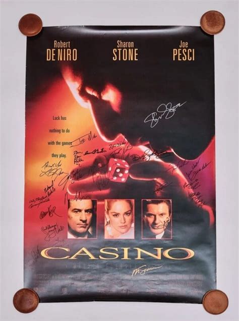 "Casino" Cast Signed Movie Poster - YourPremierMemorabilia